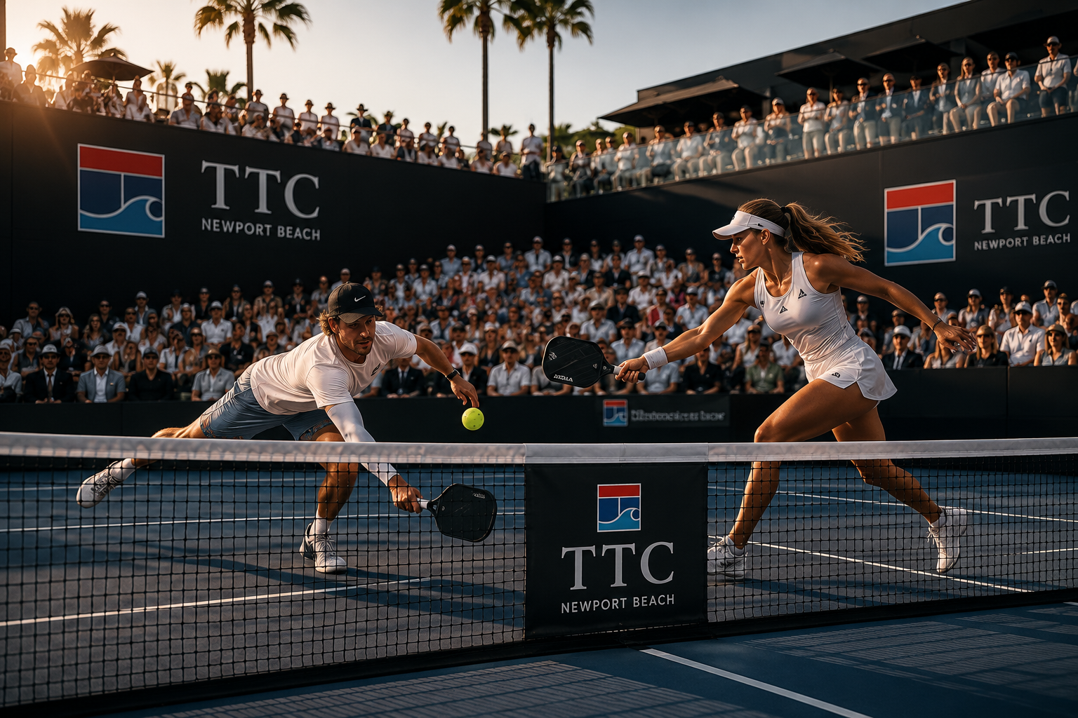 TTC Newport Beach championship pickleball match